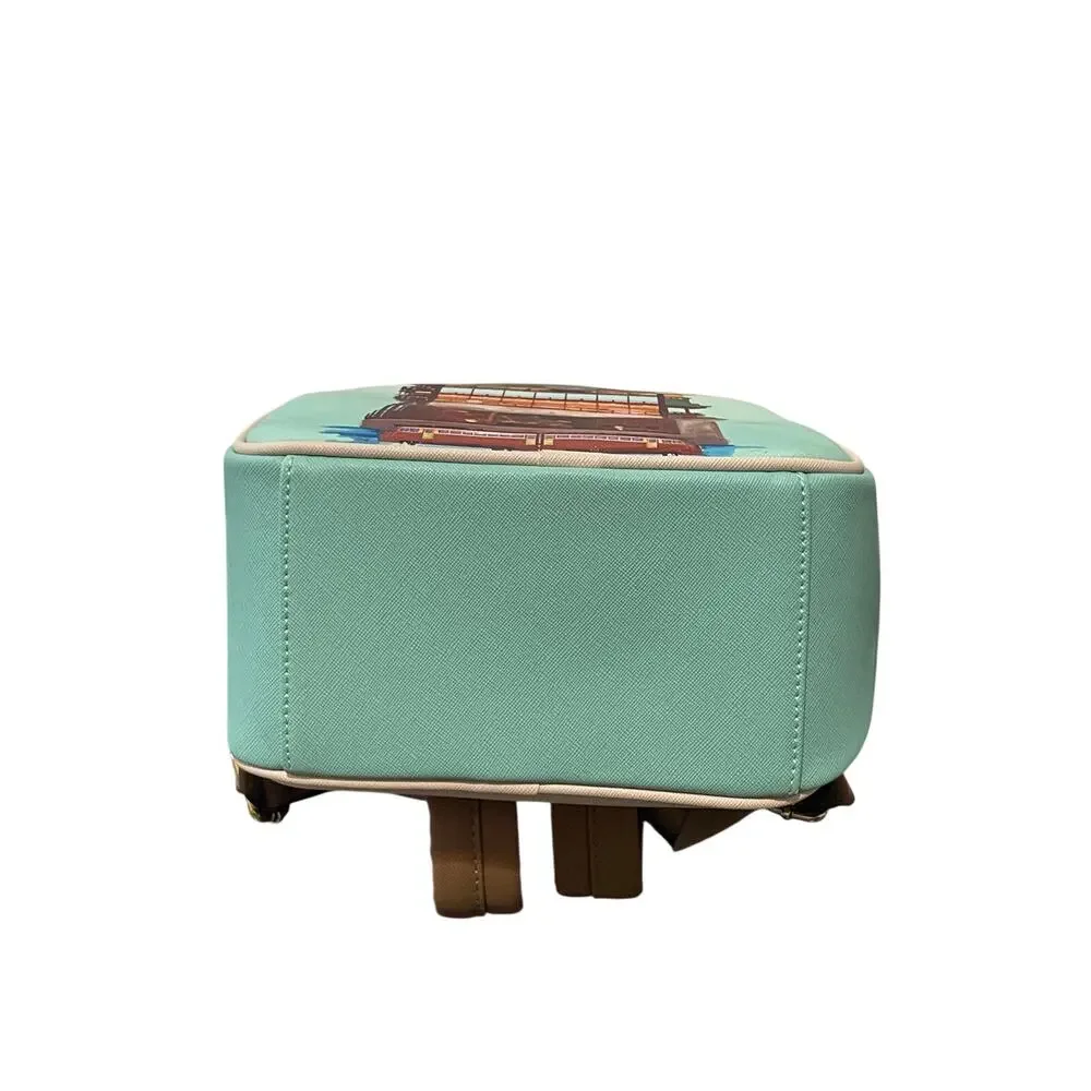 Loungefly Studio Ghibli Spirited Away Bathhouse Mini Backpack No-Face Charm